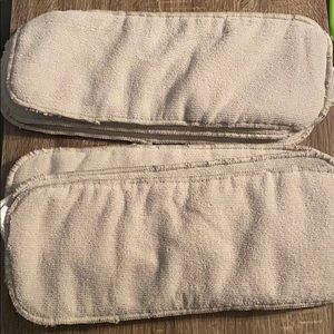6 new cloth diaper inserts